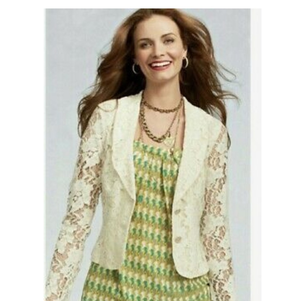Cabi lace blazer